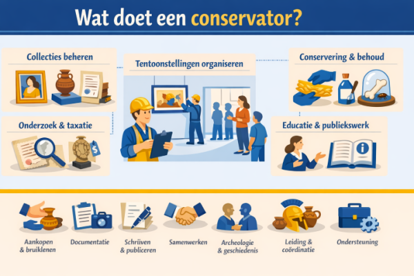 Alles over het beroep conservator Wat doet een conservator